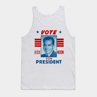 1960 Vote Dick Nixon for President Tank Top